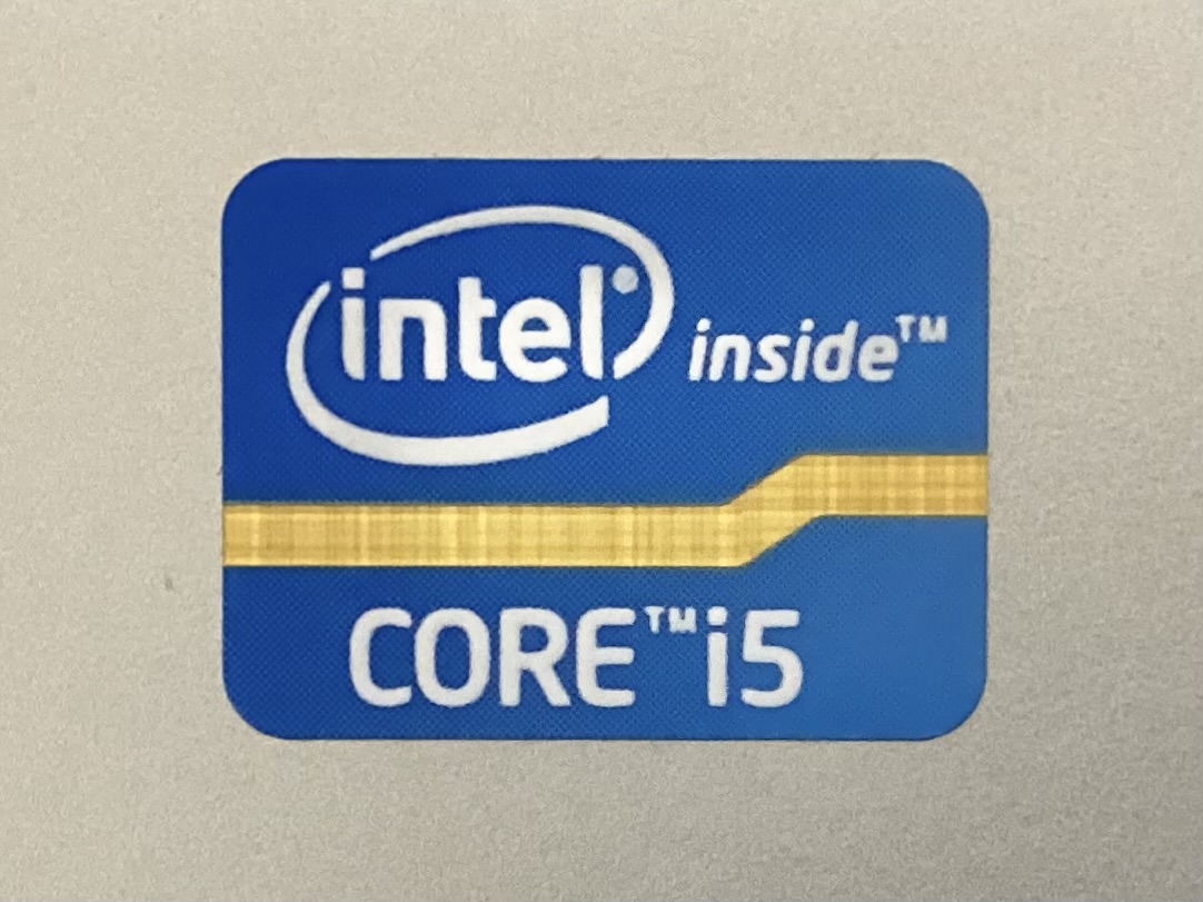 Sticker of Intel Core i5 (Gen. 3)